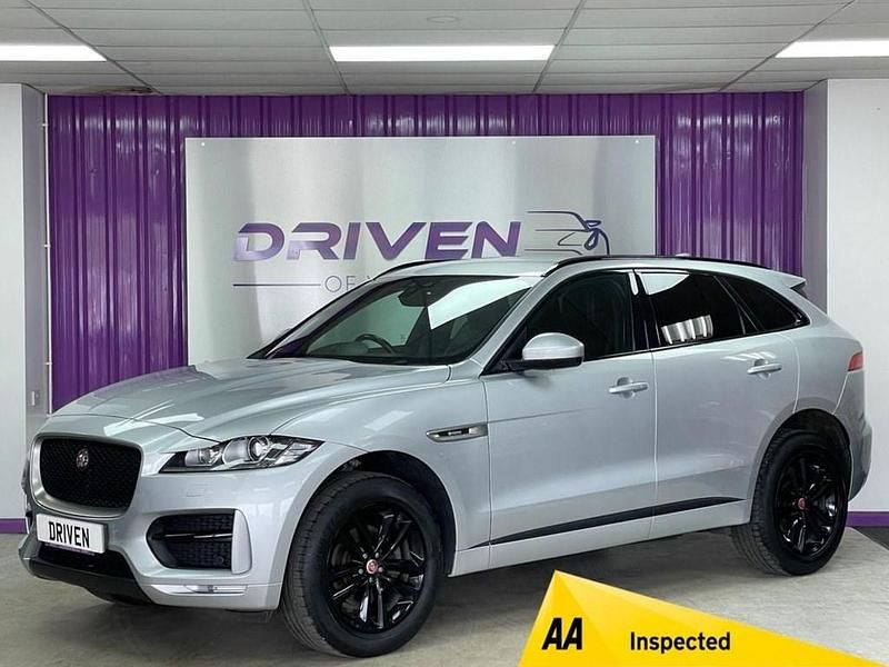 Silver Used 2018 Jaguar F-Pace R-Sport SUV | £16,200 (Good price) - Image 1/3