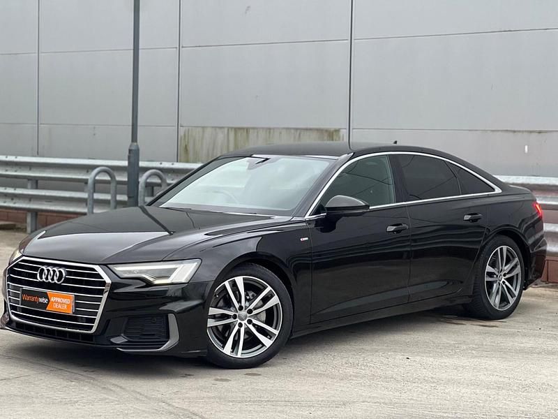 Used Audi A6 S-Line 204 HP (150 kW) 2019 Black Sedan
