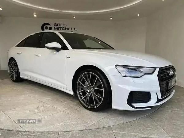 Used Audi A6 S-Line 204 HP (150 kW) 2023 White Sedan