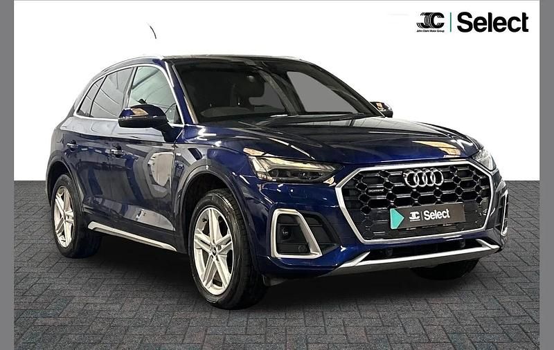 Begagnad Audi Q5 S-Line 200 HK (147 kW) 2021 Blå SUV