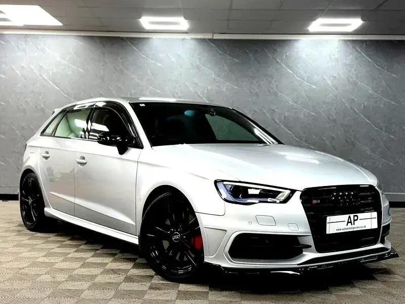 Used Audi S3 Sportback Black Edition 300 HP (220 kW) 2014 Silver Hatchback