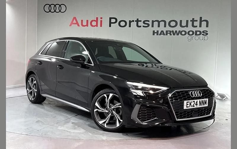 Black Used 2024 Audi A3 S-Line Hatchback | £22,990 (Fair price) - Image 1/4