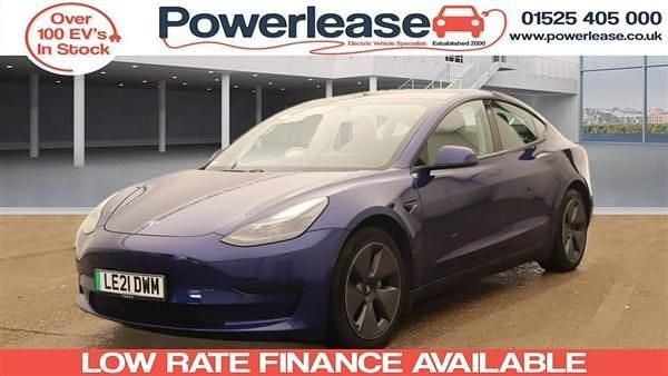 Blue Used 2021 Tesla Model 3 Standard Range Plus Sedan | £14,889 (Good price) - Image 1/4