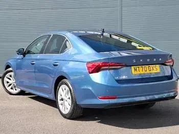 Used Skoda Octavia SE L 150 HP (110 kW) 2021 Blue Hatchback