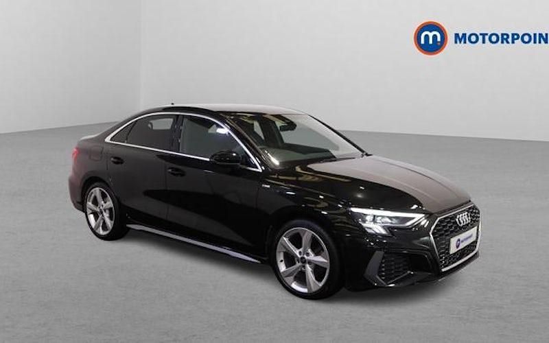 Used Audi A3 S-Line 150 HP (110 kW) 2023 Black Sedan