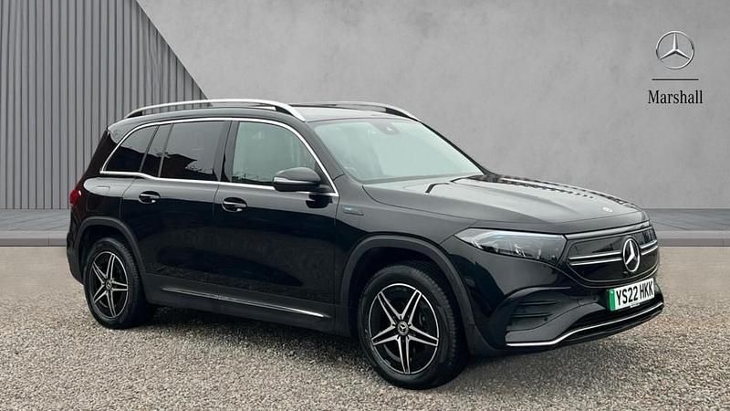 Black Used 2022 Mercedes EQB350 AMG line SUV | £23,880 (Fair price) - Image 1/4