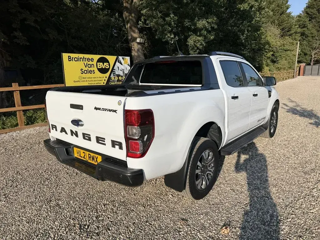 Used Ford Ranger Wildtrack 210 HP (154 kW) 2021 White Pickup