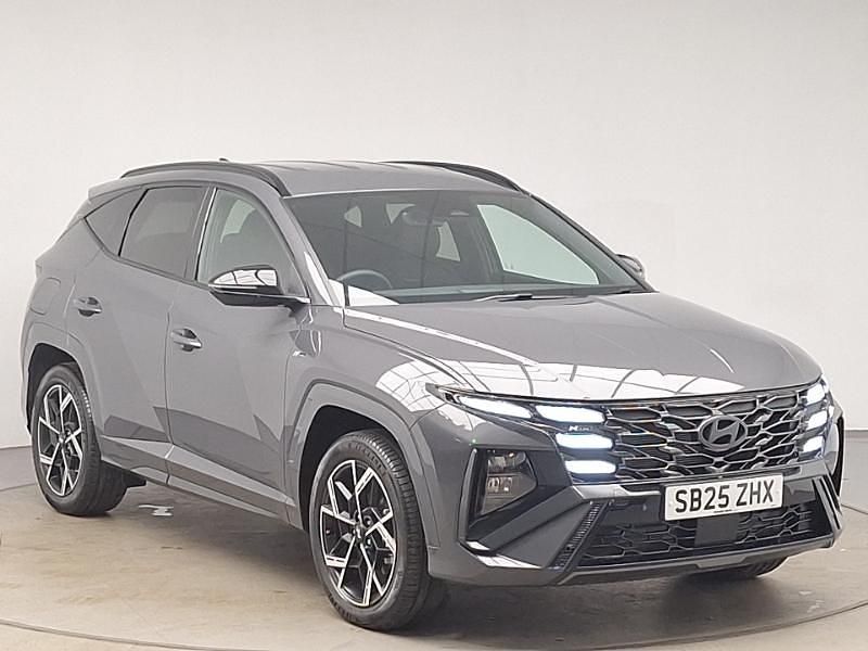 Pearl ecotronic grey New 2025 Hyundai Tucson N Line SUV | £35,998 (Fair price) - Image 1/4