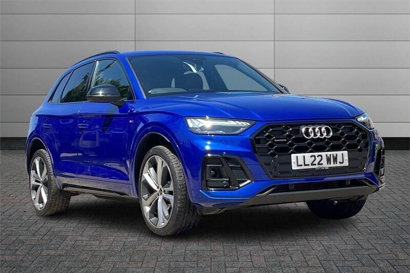 Blue Used 2022 Audi Q5 Comfort SUV | £39,750 (Fair price) - Image 1/4