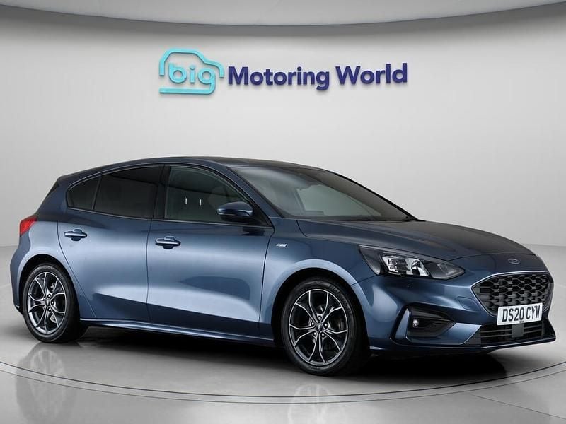 Blue Used 2020 Ford Focus ST-Line Hatchback | £11,100 (Fair price) - Image 1/4