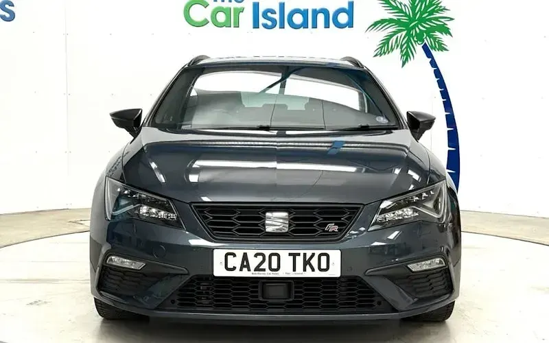 Usata Seat Leon Black Edition 150 CV (110 kW) 2020 Grigio Station wagon