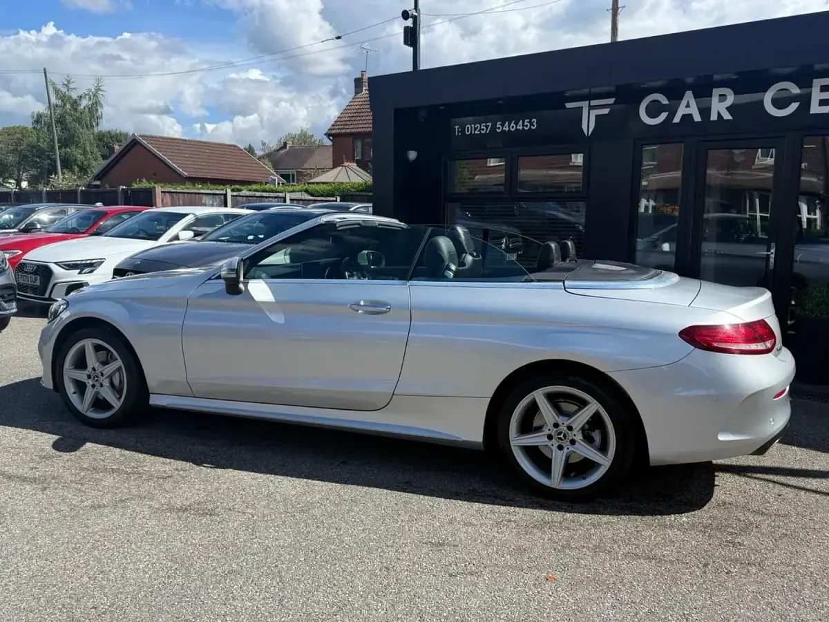 Used Mercedes C220 AMG line 2025 Silver Cabriolet
