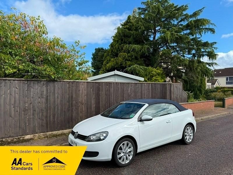 White Used 2014 VW Golf Cabriolet SE Cabriolet | £8,295 (Fair price) - Image 1/4