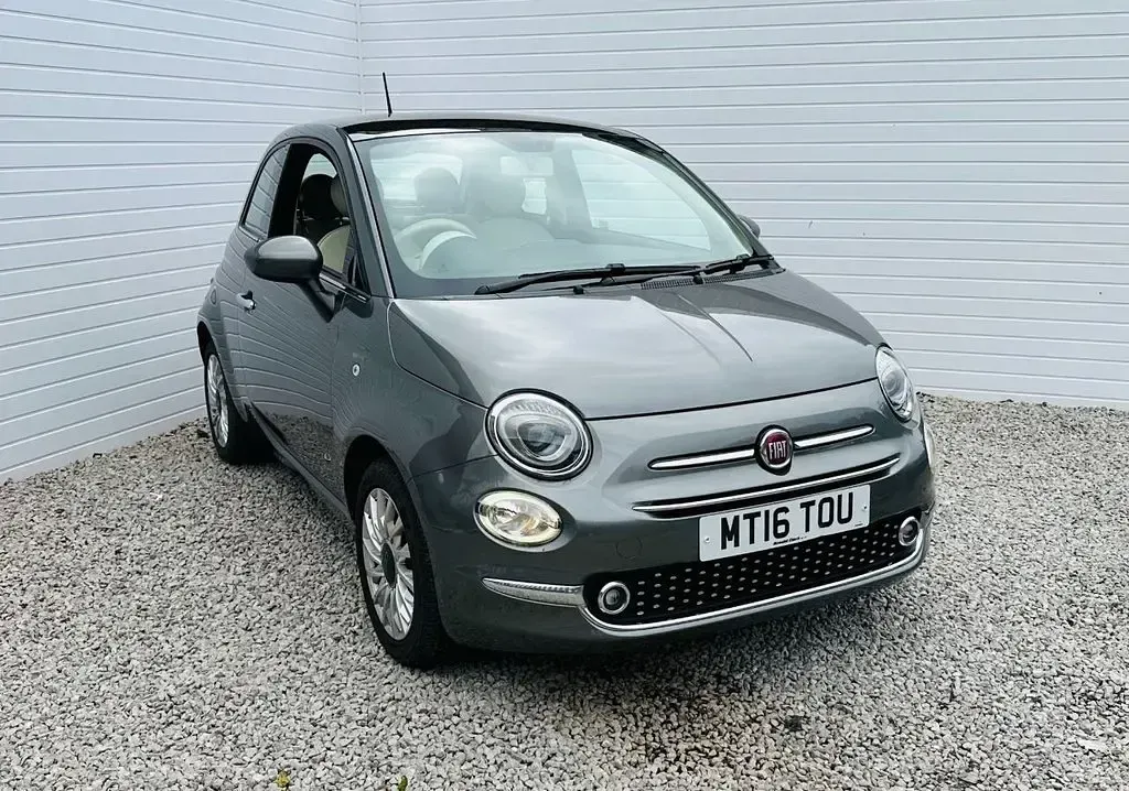 Used Fiat 500 Lounge 69 HP (50 kW) 2016 Grey Hatchback