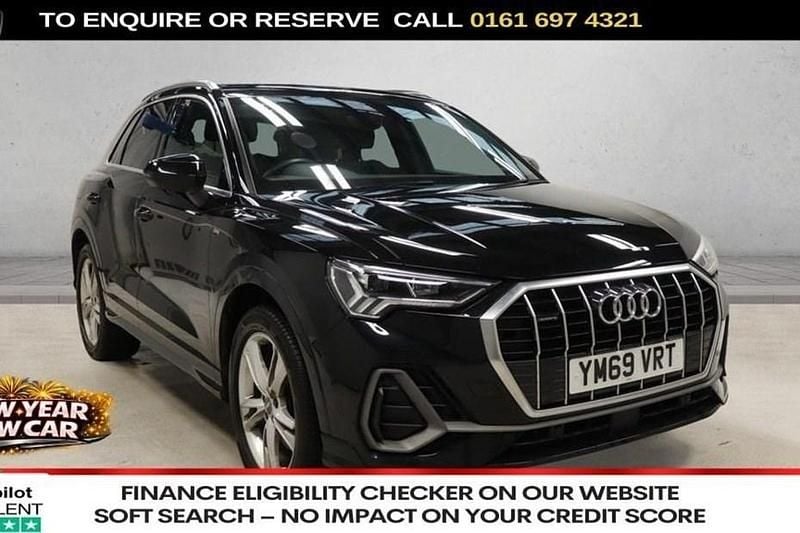 Black Used 2020 Audi Q3 S-Line SUV | £19,970 (Good price) - Image 1/1