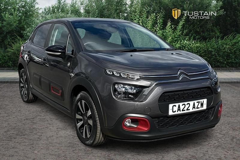 Grey Used 2022 Citroën C3 PureTech Hatchback | £11,899 (Fair price) - Image 1/4