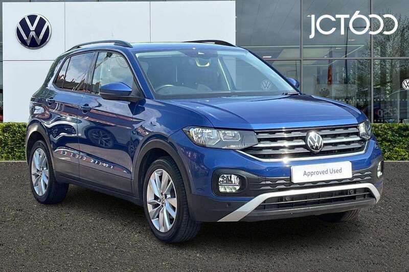 Blue Used 2021 VW T-Cross SE SUV | £12,340 (Fair price) - Image 1/4