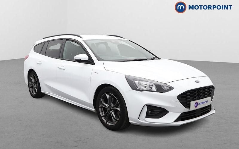 White Used 2020 Ford Focus ST-Line Estate | £15,149 (Fair price) - Image 1/4