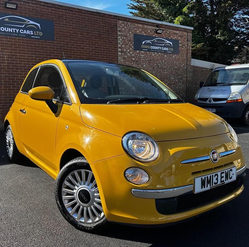 Used Fiat 500 Lounge 69 HP (50 kW) 2013 Yellow Hatchback