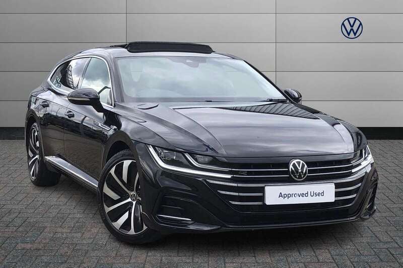 Black Used 2021 VW Arteon R-line Estate | £23,790 (Fair price) - Image 1/4