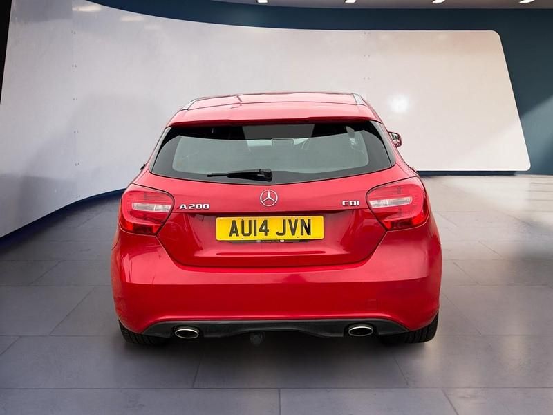 Used Mercedes A200 136 HP (100 kW) 2014 Red Hatchback