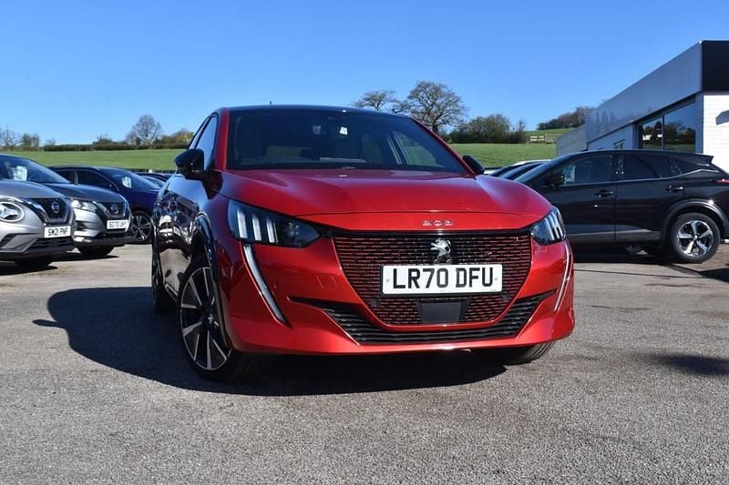 Used Peugeot e-208 GTi 100 kW (136 HP) 2021 Red Hatchback