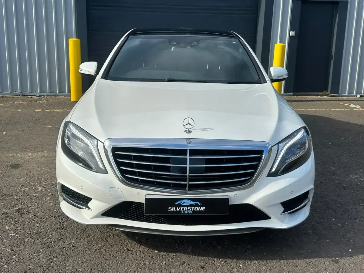 Used Mercedes S350 AMG line 2014 White Sedan