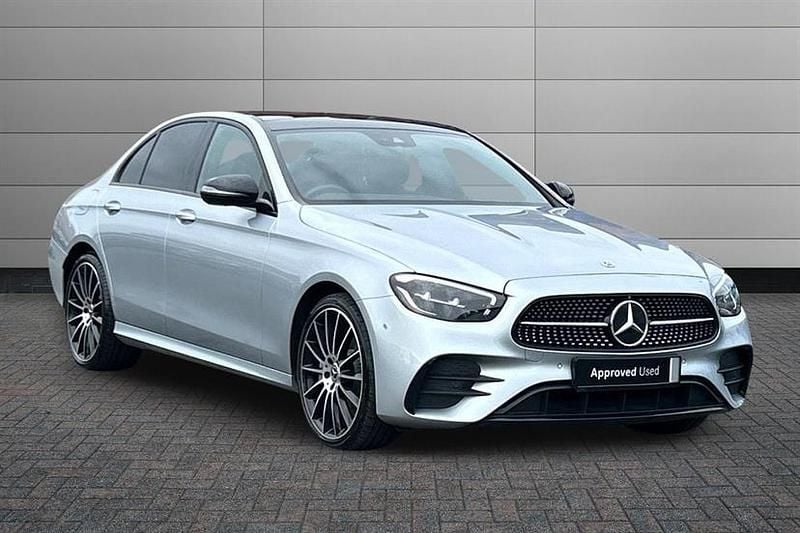 Used Mercedes E400 AMG line 330 HP (242 kW) 2022 Silver Sedan