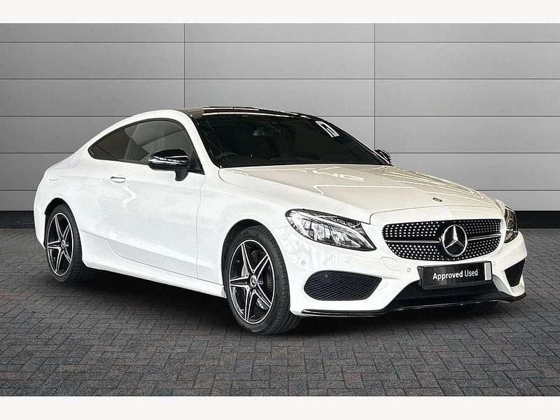 White Used 2017 Mercedes C250 AMG Line Premium Coupe | £15,950 (Fair price) - Image 1/4