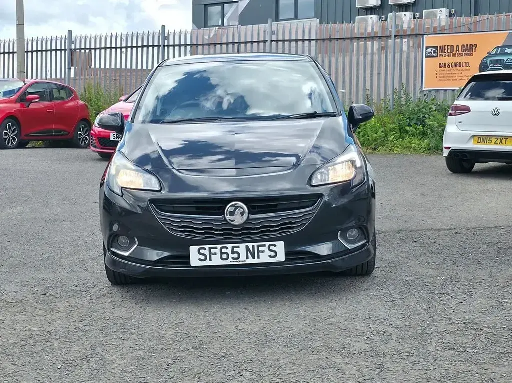 Used Vauxhall Corsa Edition 90 HP (66 kW) 2016 Black Hatchback