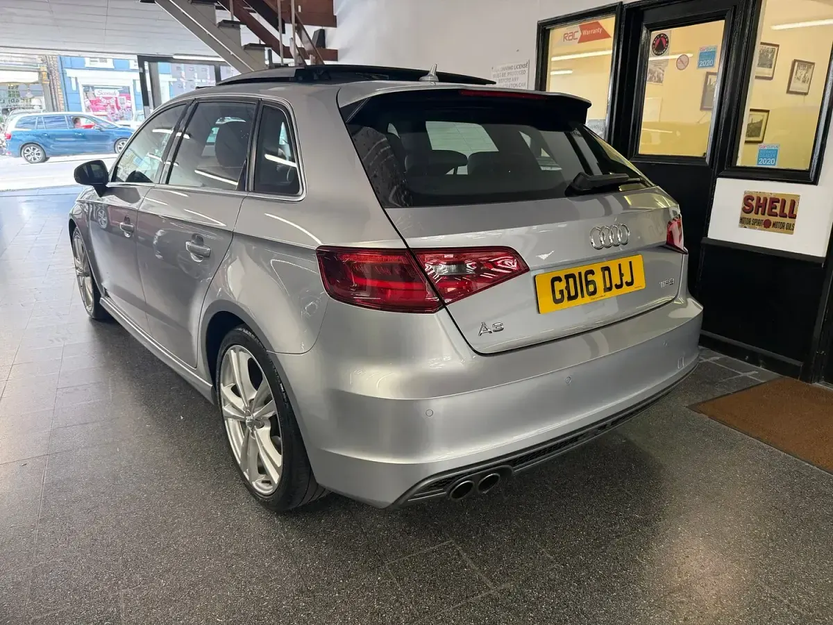 Used Audi A3 Sportback S-Line 2016 Silver Hatchback