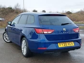 Used Seat Leon SE Dynamic 115 HP (84 kW) 2020 Blue Estate