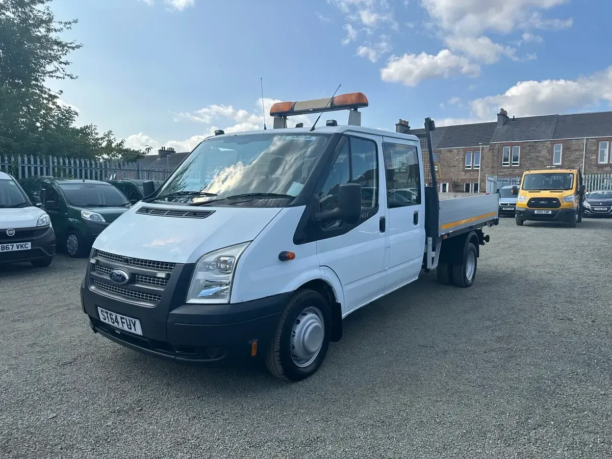 Used Ford Transit 100 HP (73 kW) 2014 White Cabriolet