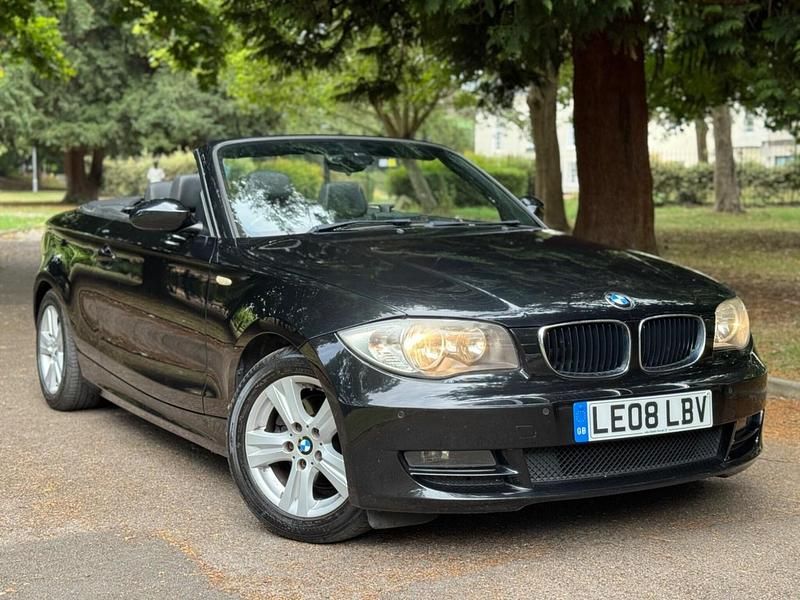 Black Used 2008 BMW 120 Cabriolet Comfort Edition Cabriolet | £2,995 (Fair price) - Image 1/4
