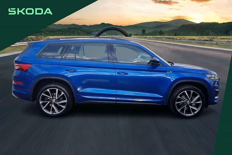 Used Skoda Kodiaq SportLine 150 HP (110 kW) 2022 Blue SUV