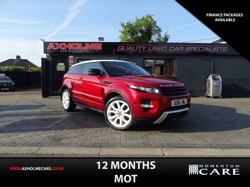 Red Used 2011 Land Rover Range Rover evoque Dynamic Coupe | £8,495 (Fair price) - Image 1/4