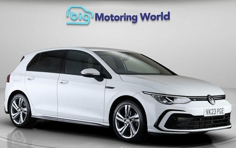 Used VW Golf VIII R-line 150 HP (110 kW) 2023 White Hatchback