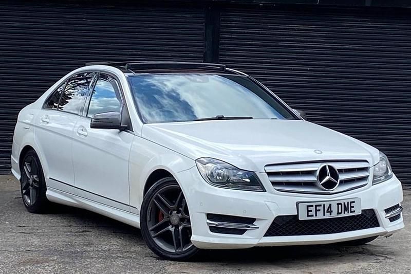 Used Mercedes C220 Sport Edition 2014 White Sedan