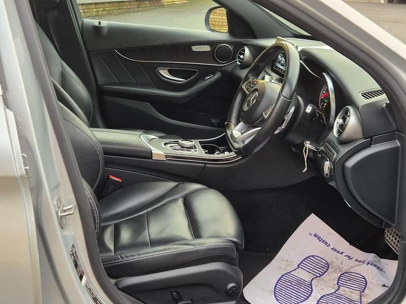Used Mercedes C220 AMG line 2018 Silver Sedan