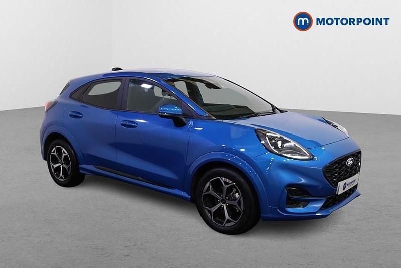 Blue Used 2025 Ford Puma Gen-E ST-Line Hatchback | £20,899 (Fair price) - Image 1/4