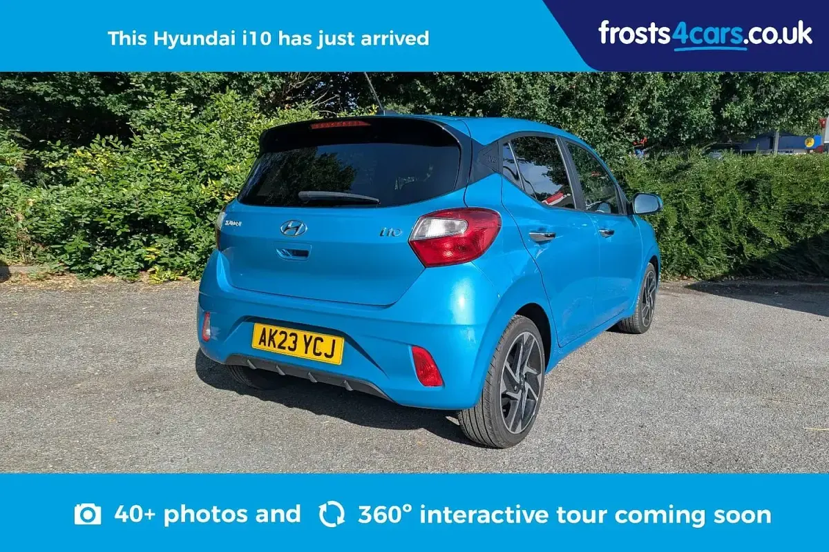 Used Hyundai i10 Premium 2023 Turquoise Hatchback