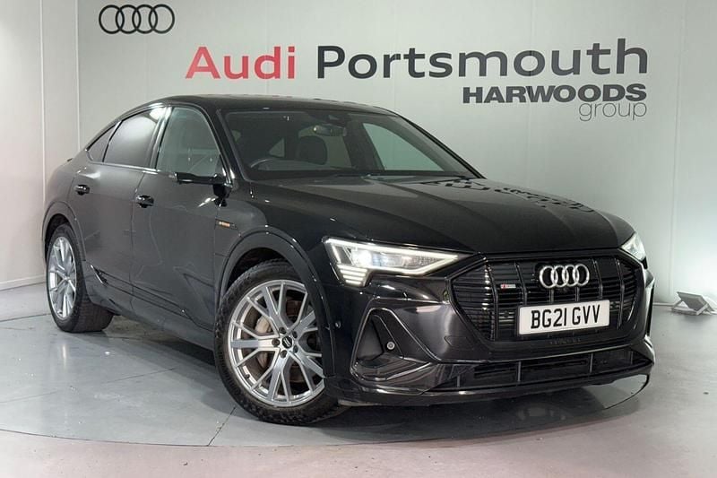 Black Used 2021 Audi e-tron Black Edition SUV | £24,450 (Good price) - Image 1/4