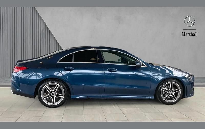 Used Mercedes CLA180 AMG line 136 HP (100 kW) 2021 Denim blue metallic  Sedan