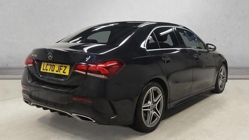 Used Mercedes A200 AMG line 163 HP (119 kW) 2020 Black Sedan