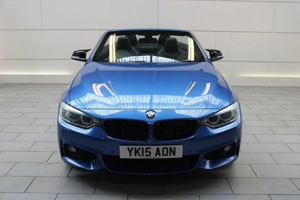 Begagnad BMW 420 M Sport 184 HK (135 kW) 2015 Blå Cab