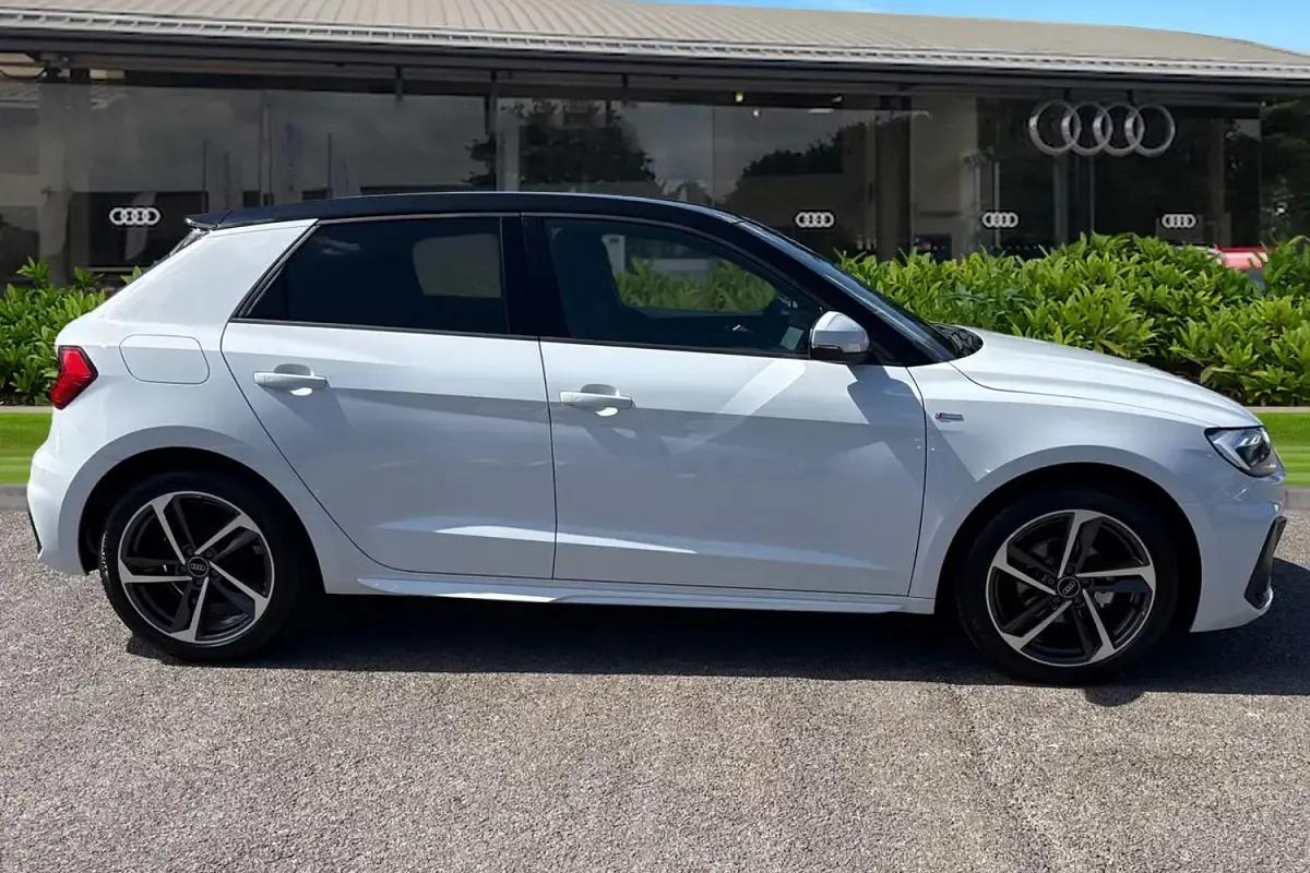 New Audi A1 Sportback S-Line 2026 White Hatchback