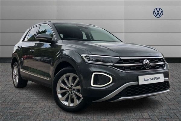Grey Used 2024 VW T-Roc Style SUV | £21,190 (Good price) - Image 1/4