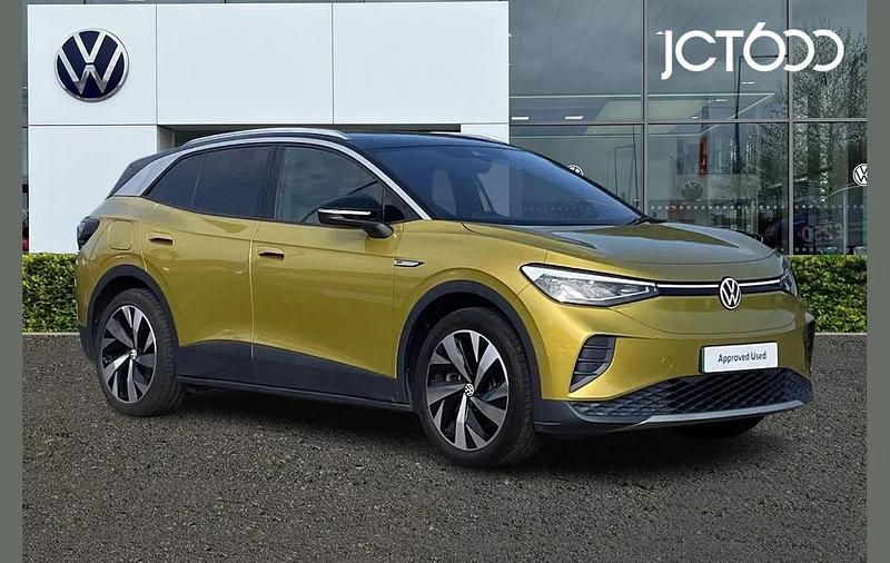 Yellow Used 2021 VW ID.4 Pro Performance SUV | £20,817 (Super price) - Image 1/4