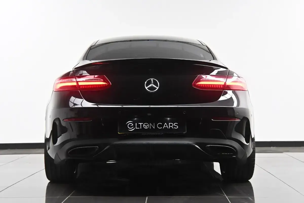 Used Mercedes E300 AMG line 245 HP (180 kW) 2019 Black Coupe