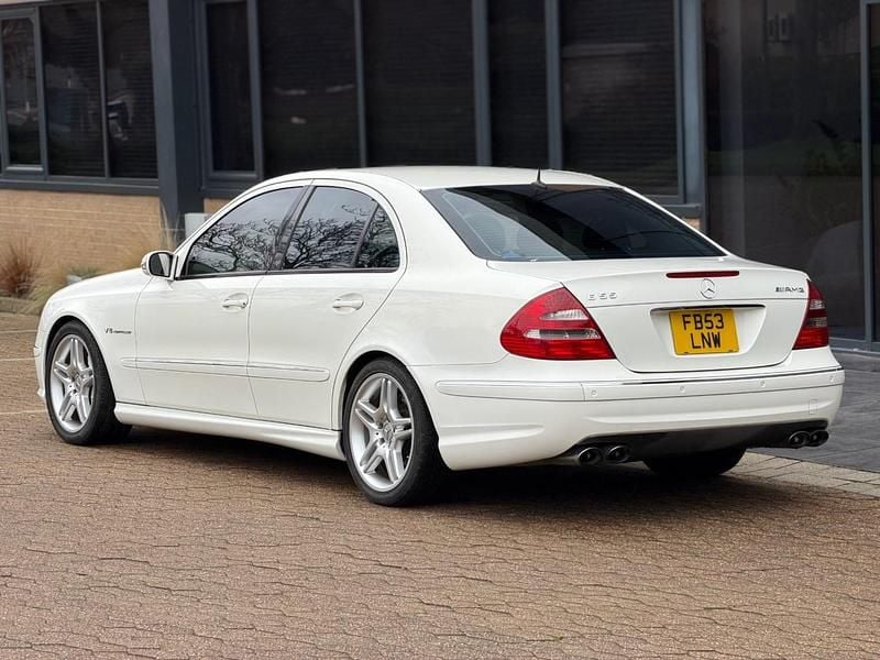 Used Mercedes E55 AMG AMG 2003 White Sedan